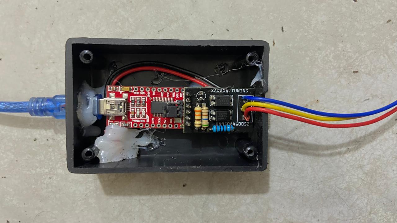 USB-to-K-Line hardware module